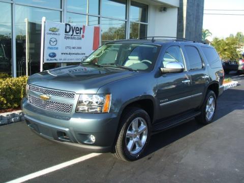 Blue Granite Metallic Chevrolet Tahoe LTZ.  Click to enlarge.