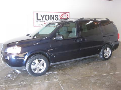 Dark Blue Metallic Chevrolet Uplander LT.  Click to enlarge.