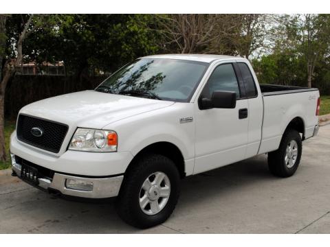 Oxford White Ford F150 XLT Regular Cab 4x4.  Click to enlarge.