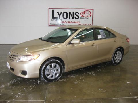Sandy Beach Metallic Toyota Camry .  Click to enlarge.