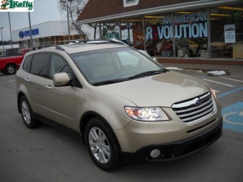 Harvest Gold Metallic Subaru Tribeca Limited 7 Passenger.  Click to enlarge.