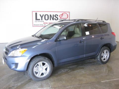 Pacific Blue Metallic Toyota RAV4 I4 4WD.  Click to enlarge.