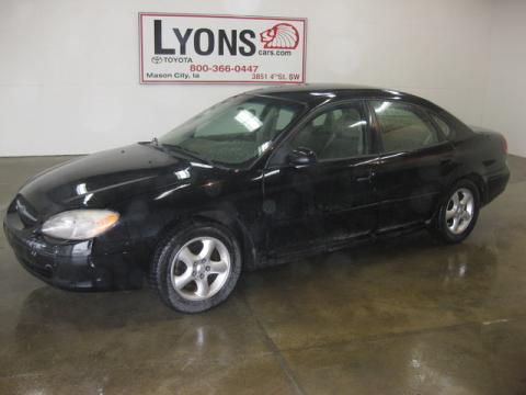 Black Ford Taurus SES.  Click to enlarge.