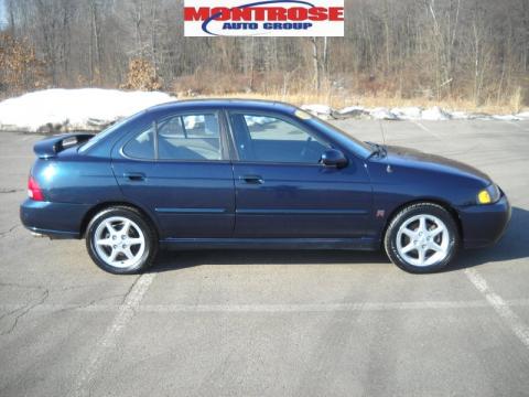 Vibrant Blue Metallic Nissan Sentra SE-R.  Click to enlarge.