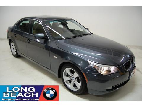 Platinum Grey Metallic BMW 5 Series 528i Sedan.  Click to enlarge.