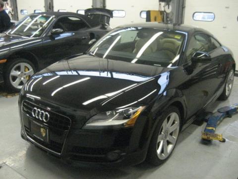 Brilliant Black Audi TT 3.2 quattro Coupe.  Click to enlarge.