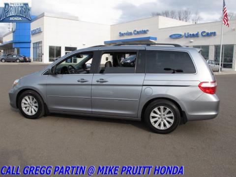 Slate Green Metallic Honda Odyssey Touring.  Click to enlarge.