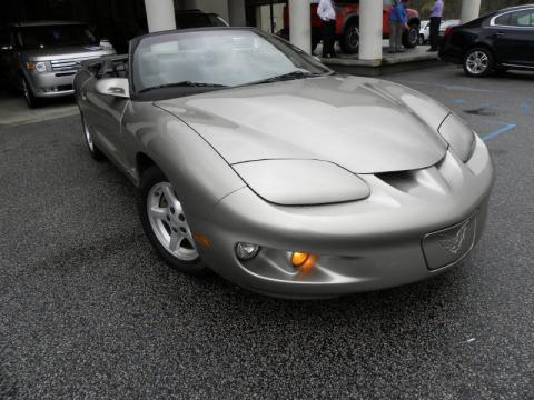 Bright Silver Metallic Pontiac Firebird Convertible.  Click to enlarge.