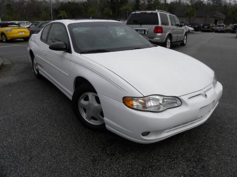 Bright White Chevrolet Monte Carlo SS.  Click to enlarge.