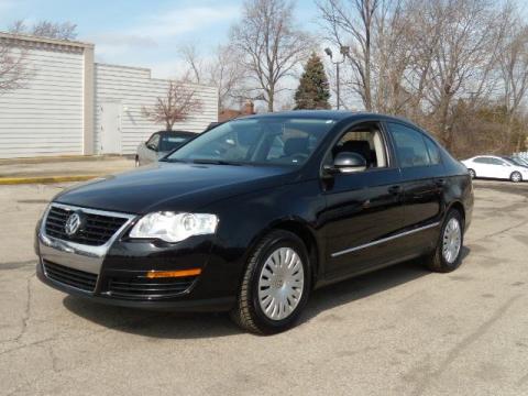 Deep Black Volkswagen Passat 2.0T Sedan.  Click to enlarge.