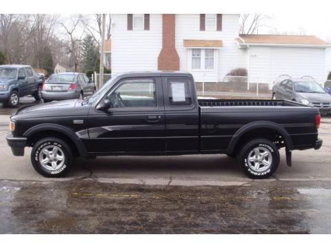 Brilliant Black Mazda B-Series Truck B3000 Extended Cab.  Click to enlarge.