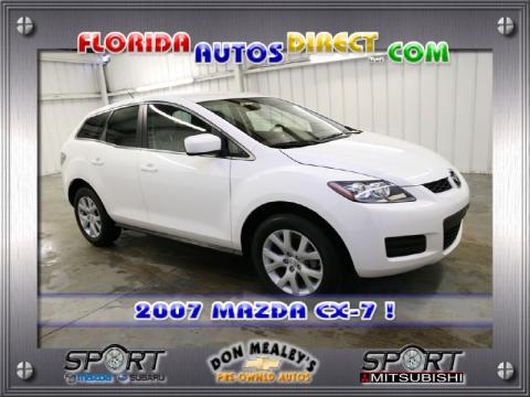 Crystal White Pearl Mica Mazda CX-7 Sport.  Click to enlarge.