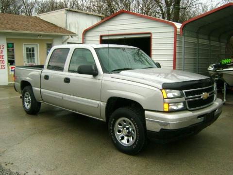 Silver Birch Metallic Chevrolet Silverado 1500 Classic LS Crew Cab 4x4.  Click to enlarge.