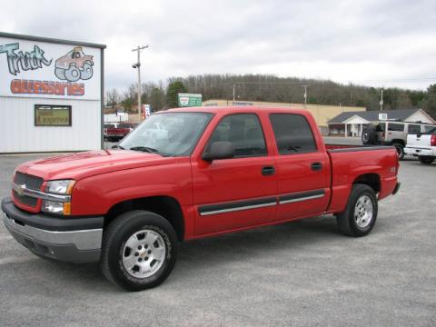 Victory Red Chevrolet Silverado 1500 Z71 Crew Cab 4x4.  Click to enlarge.