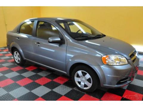 Medium Gray Chevrolet Aveo LT Sedan.  Click to enlarge.