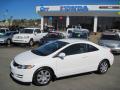 2010 Honda Civic LX Coupe Taffeta White