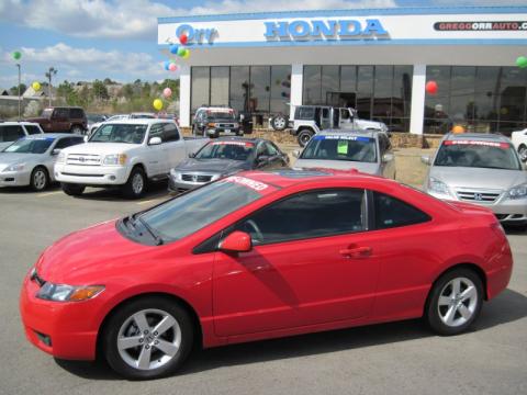 Rallye Red Honda Civic EX Coupe.  Click to enlarge.