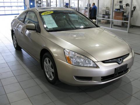 Desert Mist Metallic Honda Accord EX V6 Coupe.  Click to enlarge.