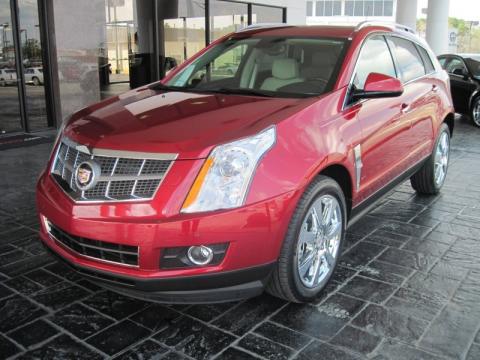 Crystal Red Tintcoat Cadillac SRX V6.  Click to enlarge.