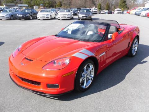 Torch Red Chevrolet Corvette Grand Sport Convertible.  Click to enlarge.