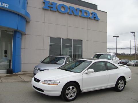 Taffeta White Honda Accord EX V6 Coupe.  Click to enlarge.