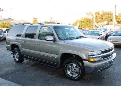 Light Pewter Metallic Chevrolet Suburban 1500 LT.  Click to enlarge.