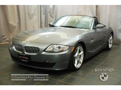 Space Grey Metallic BMW Z4 3.0si Roadster.  Click to enlarge.