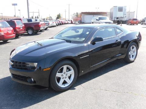 Black Chevrolet Camaro LT Coupe.  Click to enlarge.