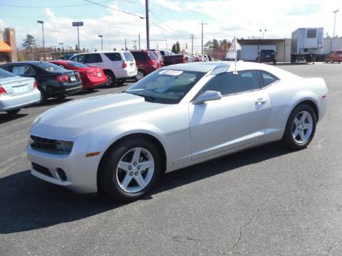 Silver Ice Metallic Chevrolet Camaro LT Coupe.  Click to enlarge.