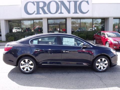 Midnight Blue Metallic Buick LaCrosse CXL.  Click to enlarge.