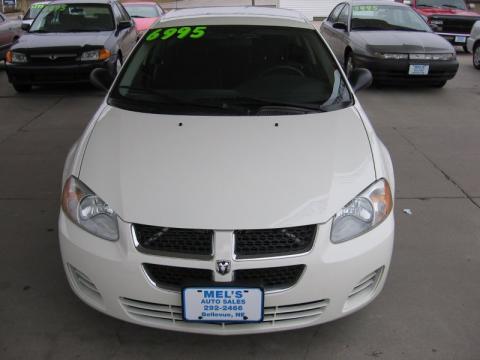 Stone White Dodge Stratus SXT Sedan.  Click to enlarge.