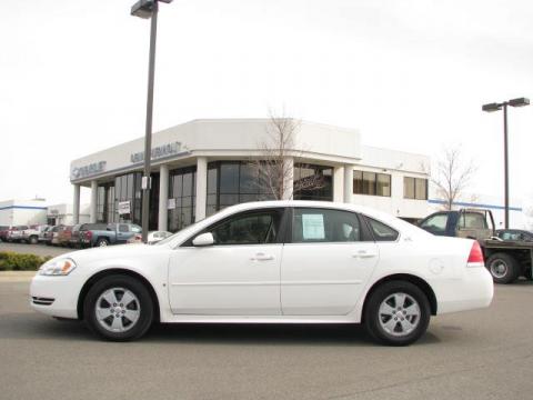 White Chevrolet Impala LT.  Click to enlarge.