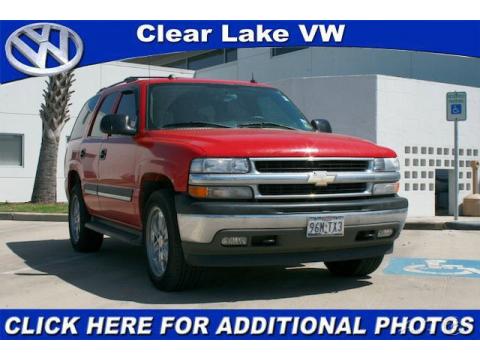 Sport Red Metallic Chevrolet Tahoe LS 4x4.  Click to enlarge.