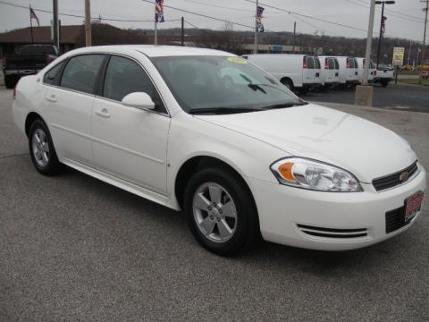 White Chevrolet Impala LT.  Click to enlarge.