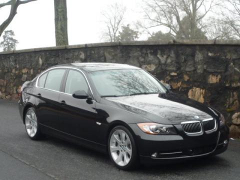 Black Sapphire Metallic BMW 3 Series 335i Sedan.  Click to enlarge.