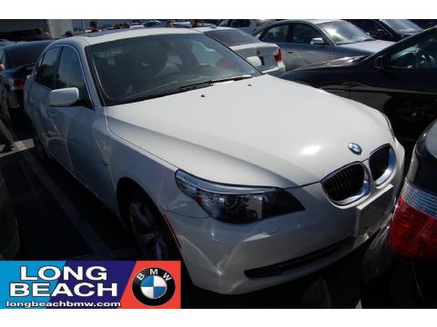Alpine White BMW 5 Series 528i Sedan.  Click to enlarge.