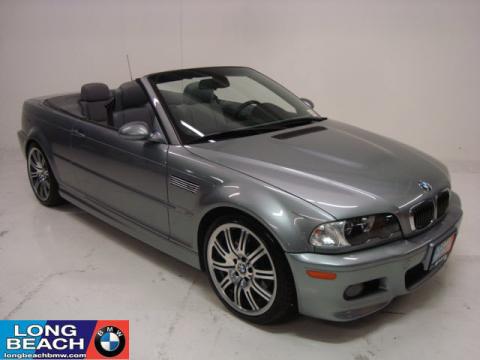 Silver Grey Metallic BMW M3 Convertible.  Click to enlarge.