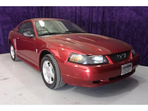 Redfire Metallic Ford Mustang V6 Coupe.  Click to enlarge.