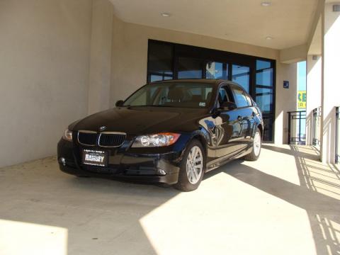 Jet Black BMW 3 Series 325xi Sedan.  Click to enlarge.