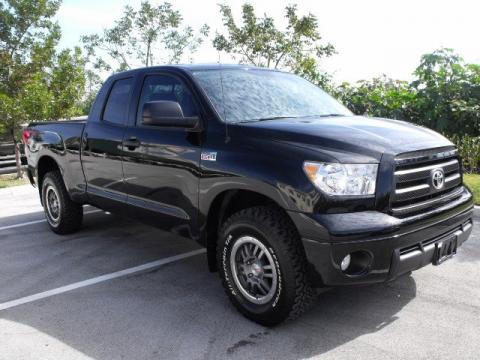 Black Toyota Tundra TRD Rock Warrior Double Cab 4x4.  Click to enlarge.