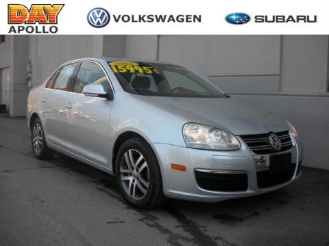 Reflex Silver Metallic Volkswagen Jetta TDI Sedan.  Click to enlarge.