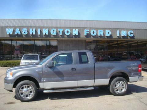 Dark Shadow Grey Metallic Ford F150 XLT SuperCab 4x4.  Click to enlarge.