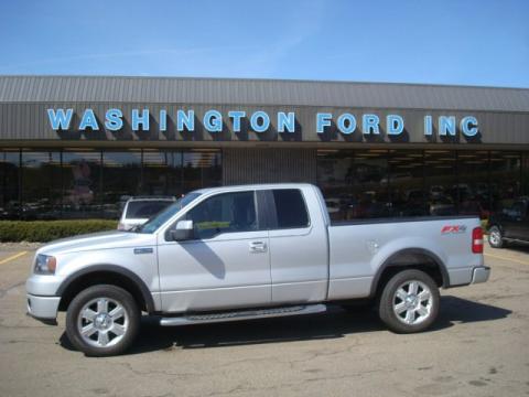 Silver Metallic Ford F150 FX4 SuperCab 4x4.  Click to enlarge.