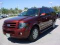 Front 3/4 View of 2007 Ford Expedition EL Limited #8