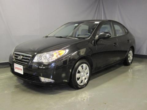 Black Pearl Hyundai Elantra GLS Sedan.  Click to enlarge.