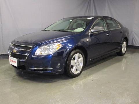 Imperial Blue Metallic Chevrolet Malibu LS Sedan.  Click to enlarge.