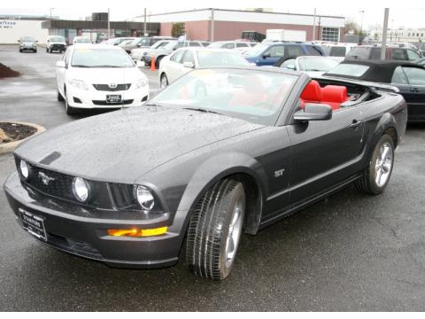 Alloy Metallic Ford Mustang GT Premium Convertible.  Click to enlarge.