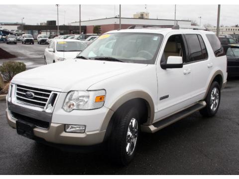 Oxford White Ford Explorer Eddie Bauer 4x4.  Click to enlarge.