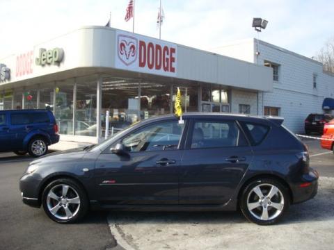 Carbon Gray Mica Mazda MAZDA3 SP23 Special Edition Hatchback.  Click to enlarge.