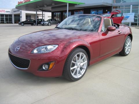 Copper Red Mica Mazda MX-5 Miata Grand Touring Roadster.  Click to enlarge.